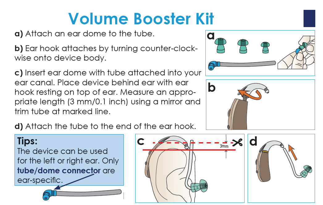 Volume Booster Kit Instruction
